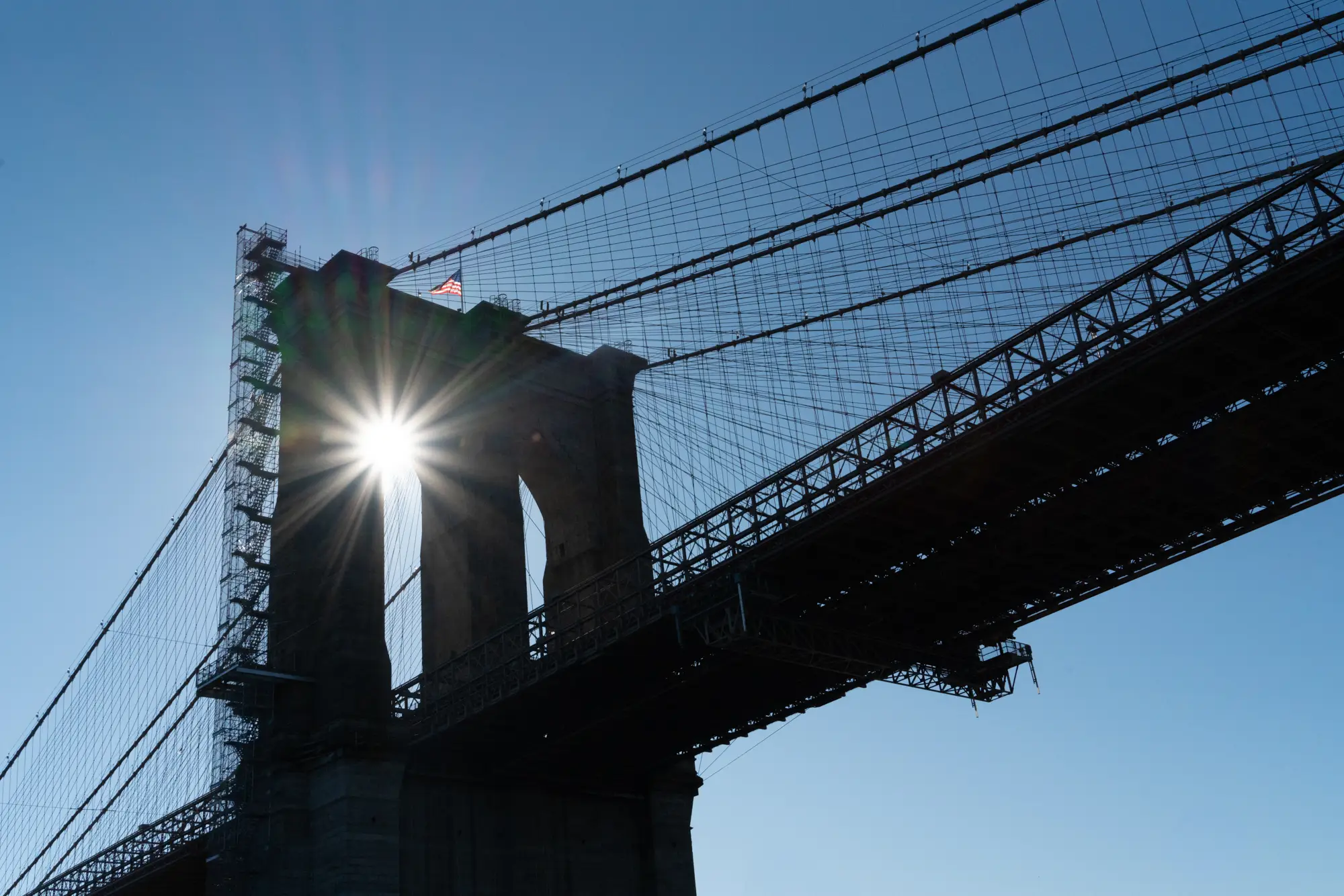ilka mueller City Day New York Brooklyn Bridge Sun