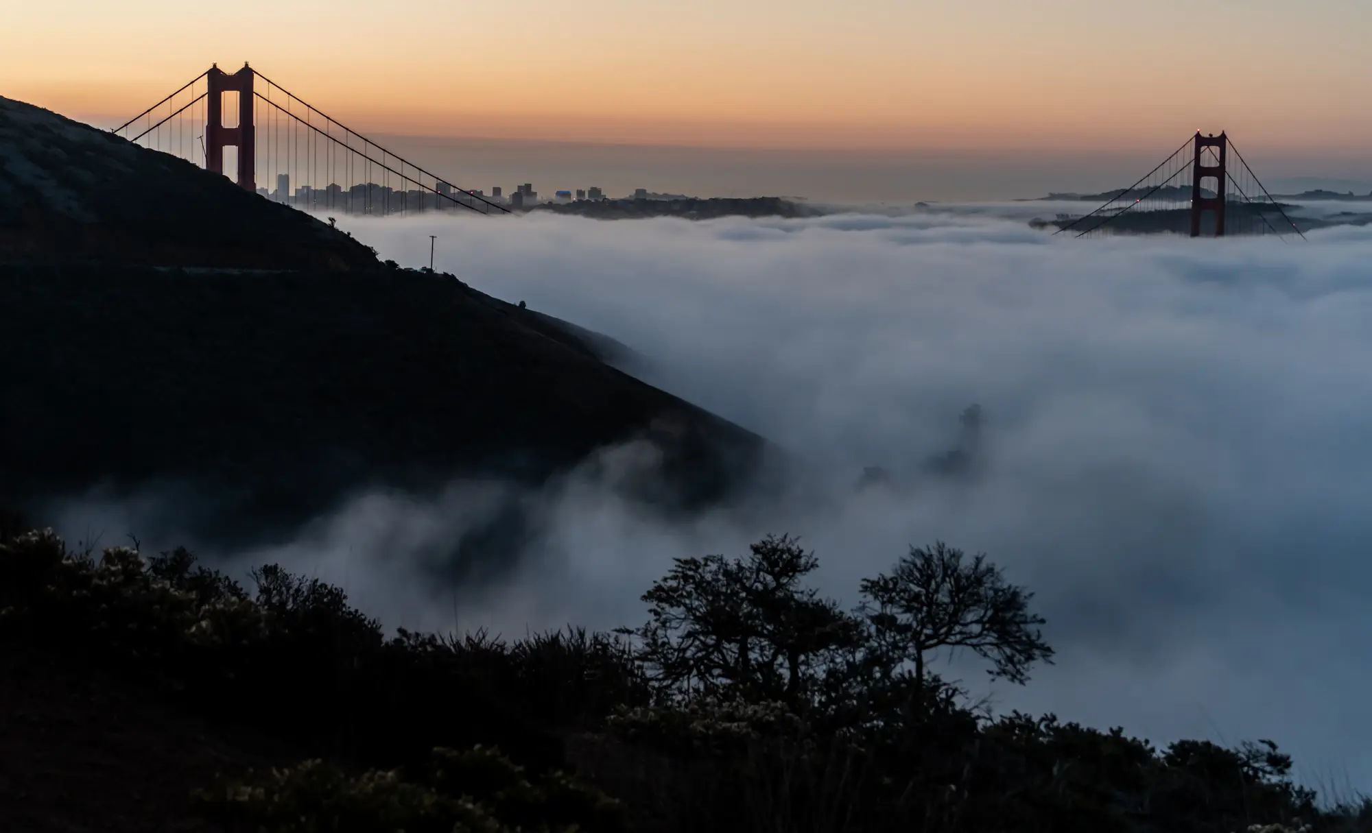 ilka mueller City Day San Francisco Golden Gate Bridge Clouds
