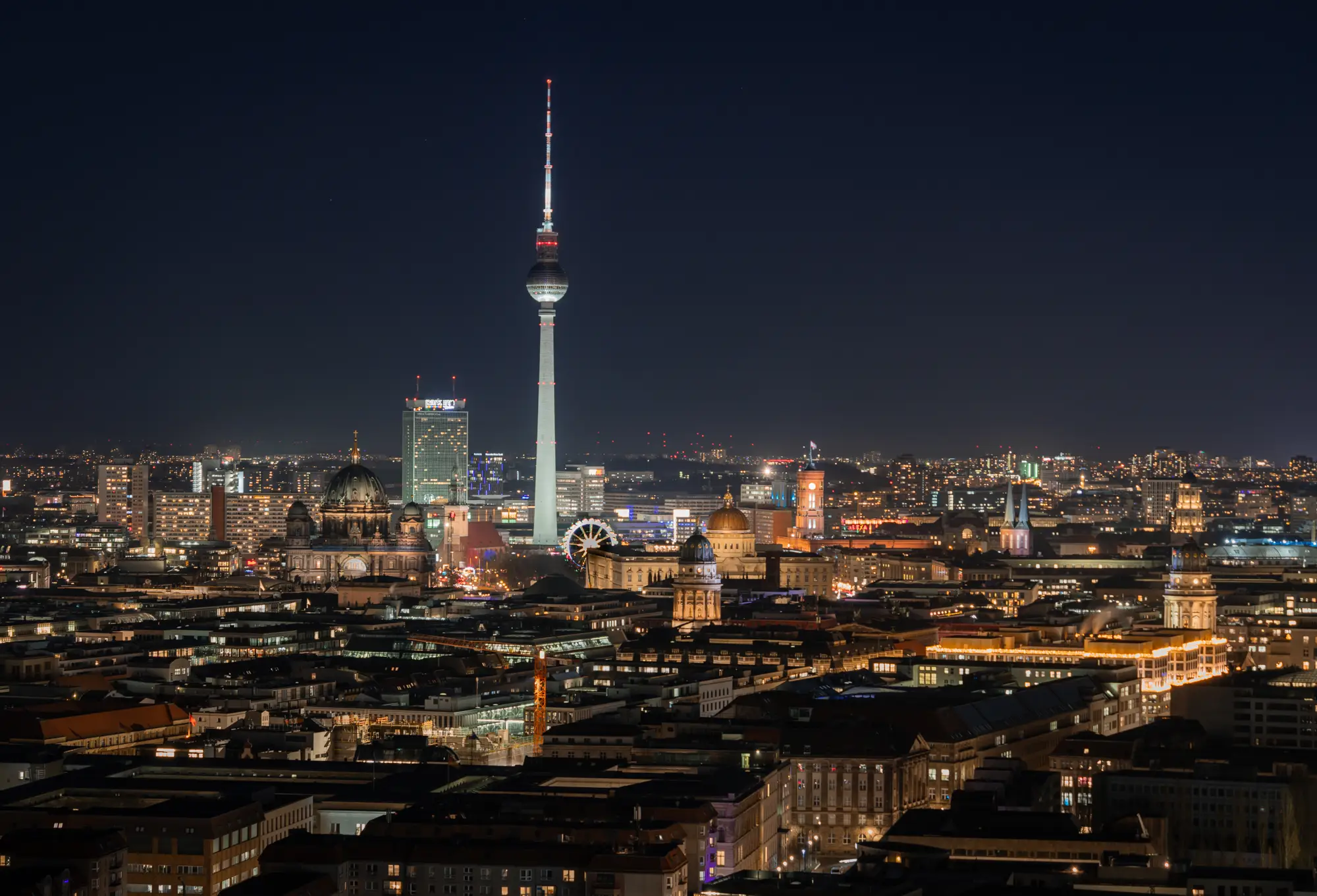 ilka mueller City Night Berlin Fernsehturm