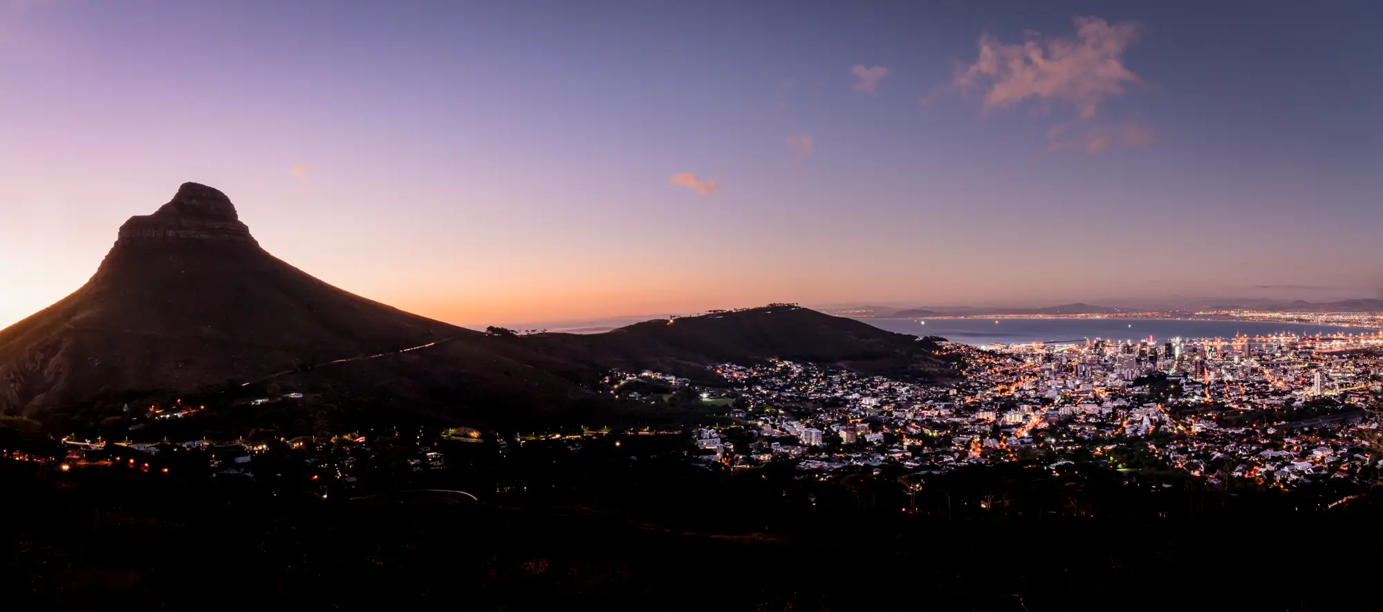 ilka mueller City Night Capetown Lionshead