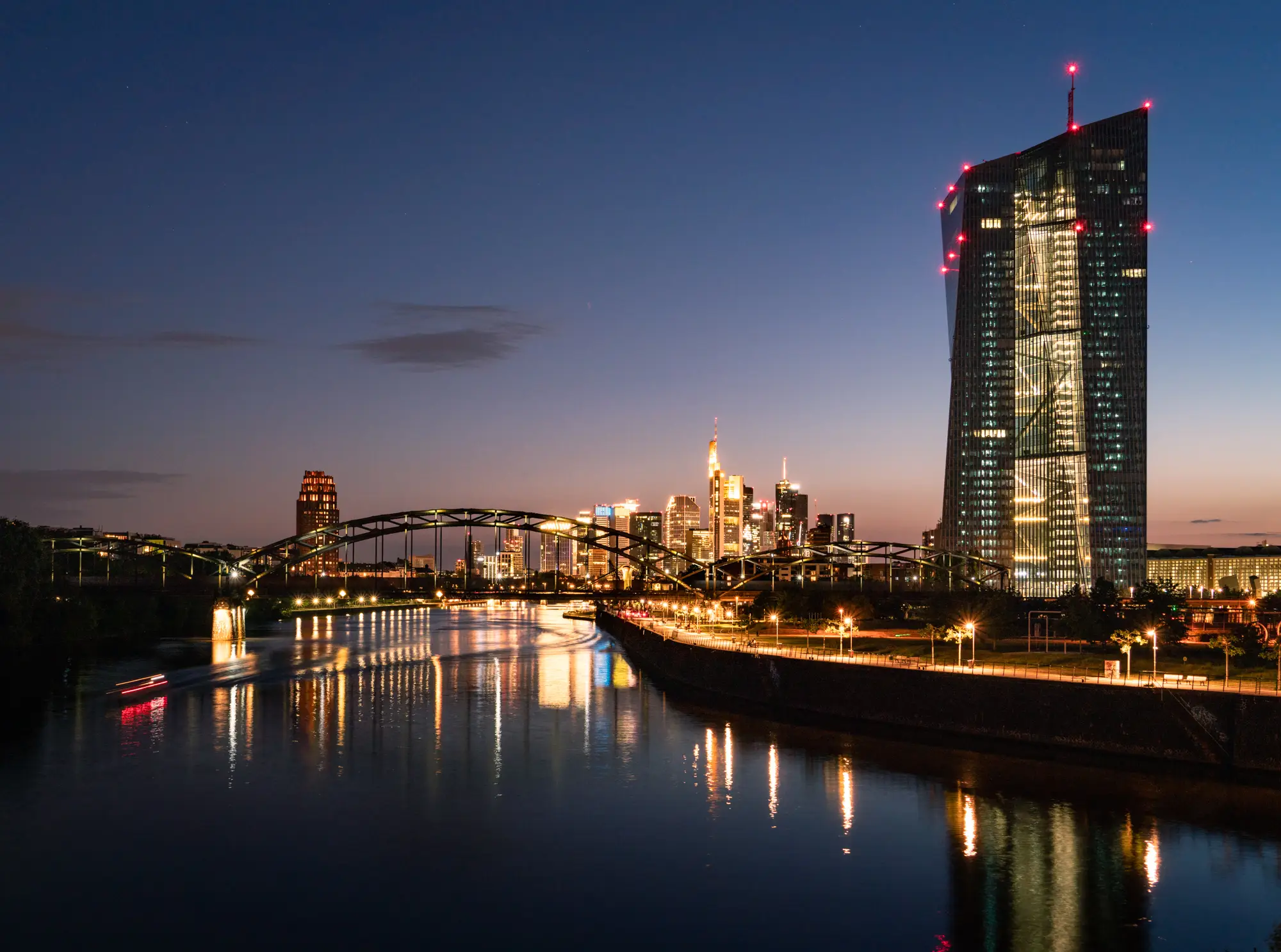 ilka mueller City Night Frankfurt Ezb