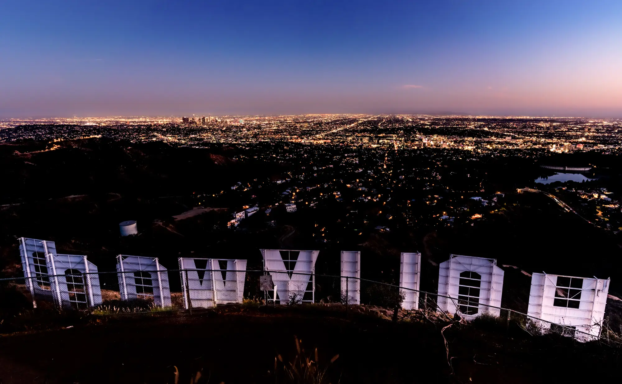 ilka mueller City Night Los Angeles Hollywood
