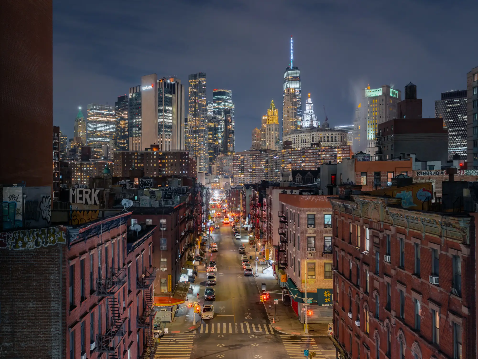 ilka mueller City Night New York Chinatown