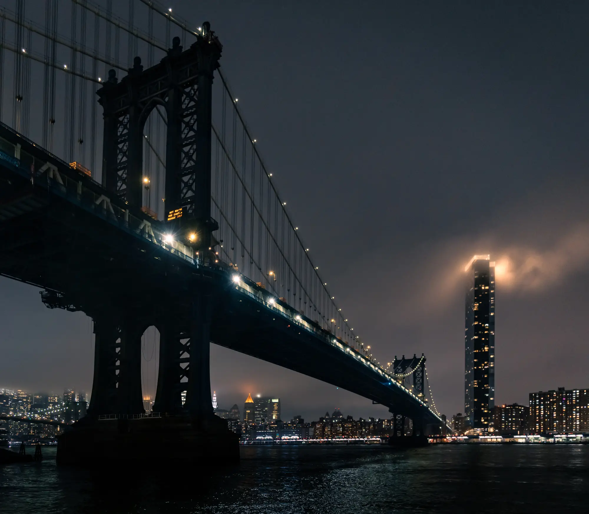 ilka mueller City Night New York Clouds