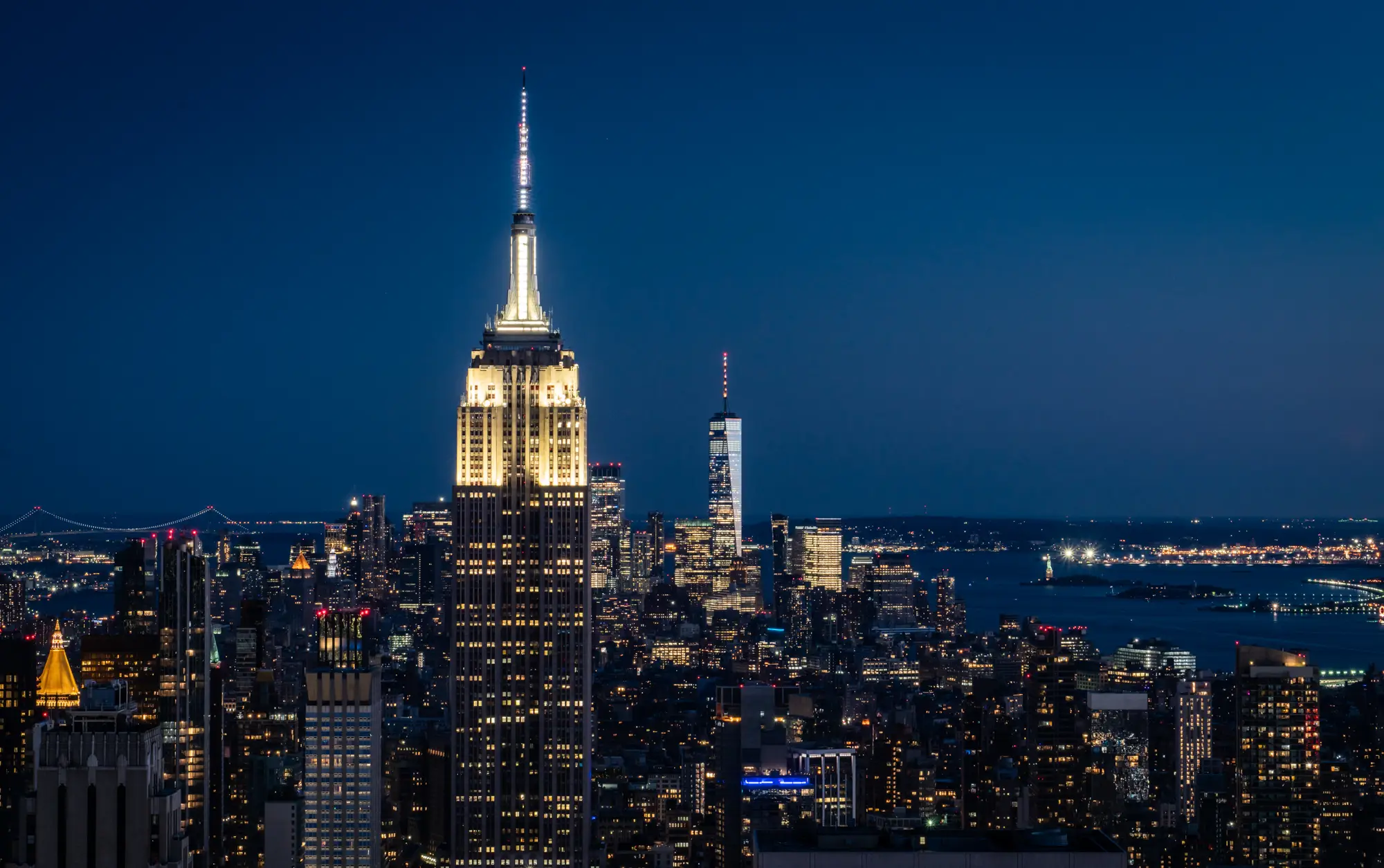 ilka mueller City Night New York Skyline Empire