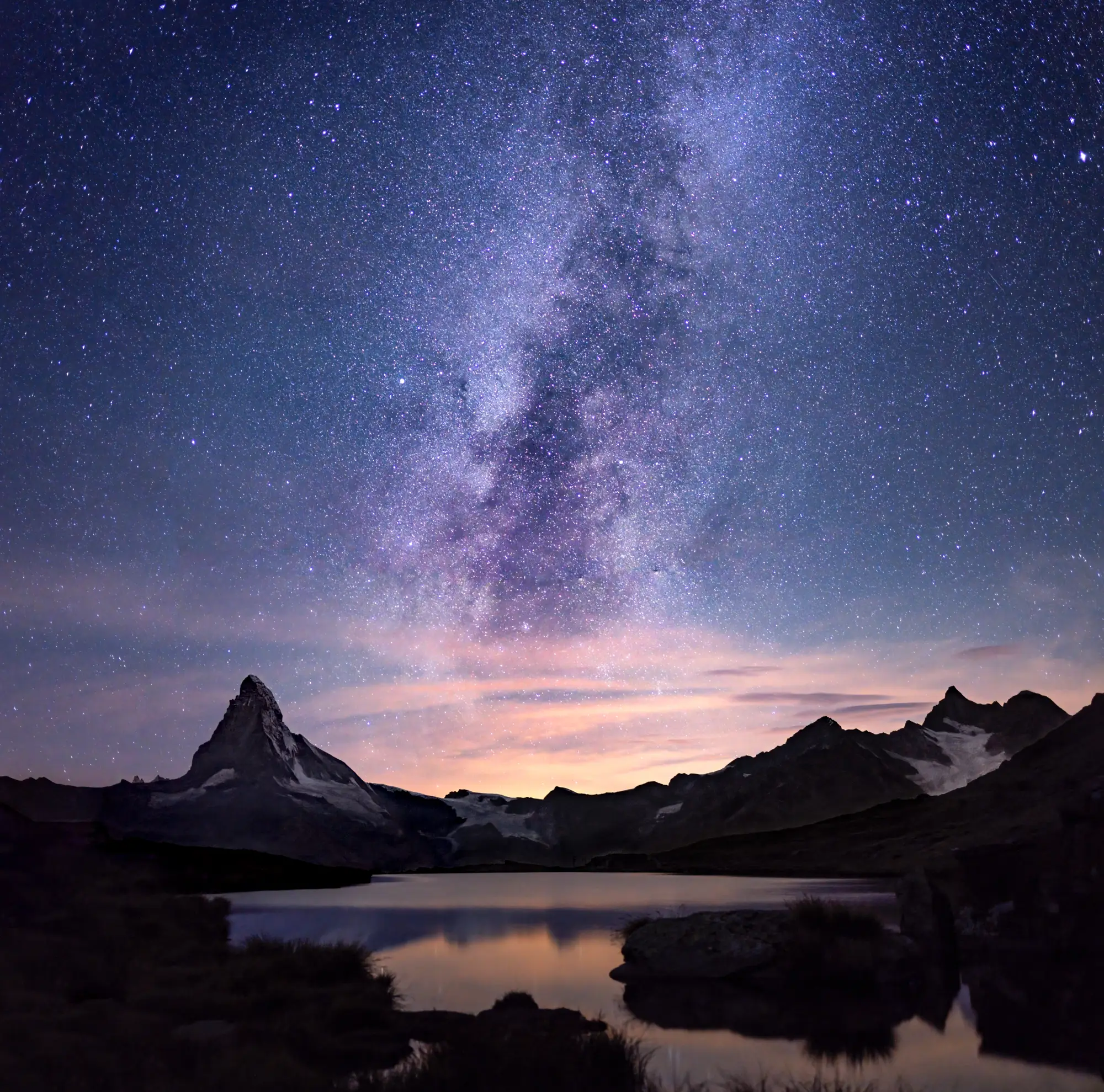 ilka mueller Landscape Switzerland Matterhorn Milkyway