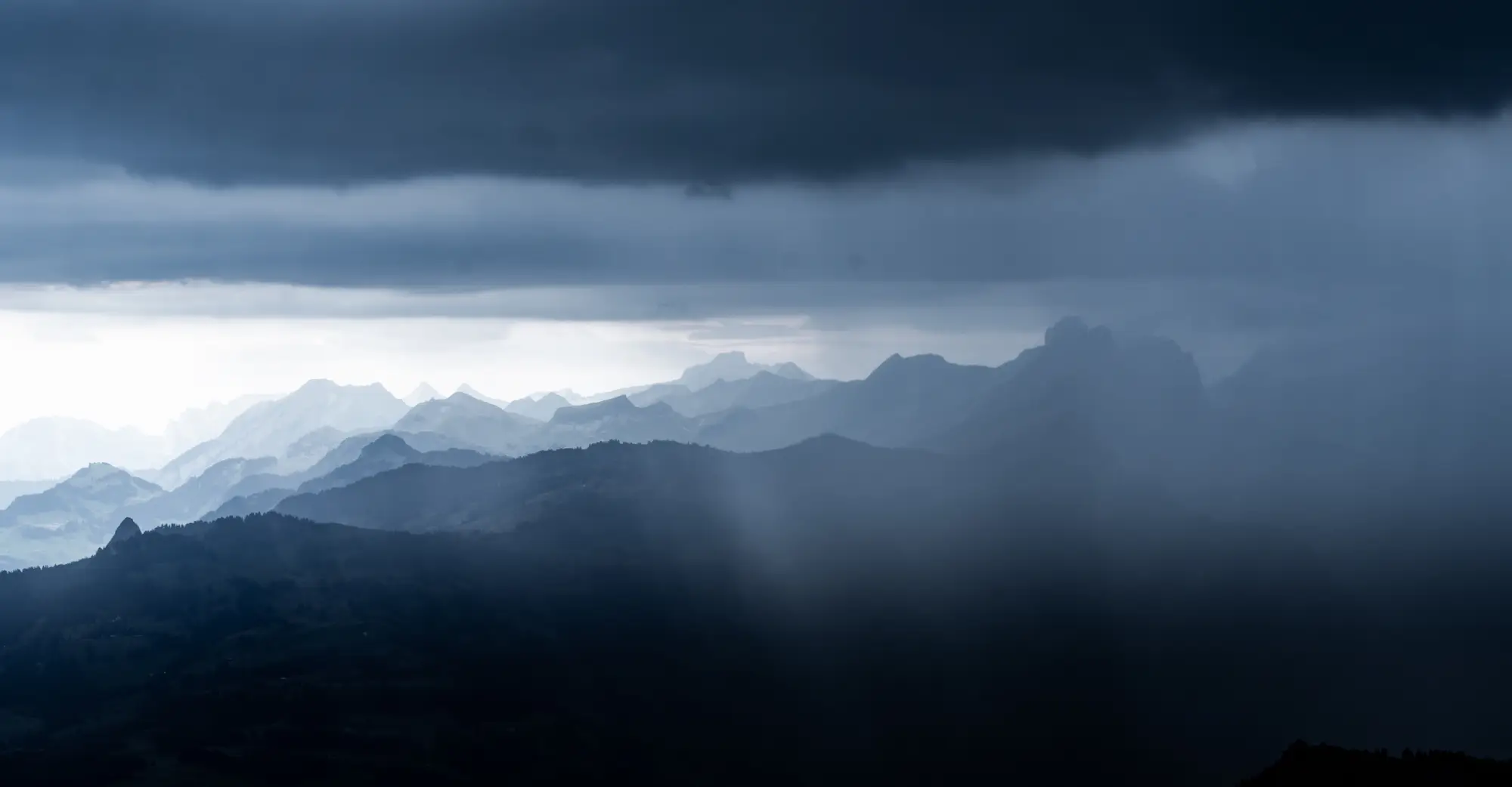 ilka mueller Landscape Switzerland Mountains Rains