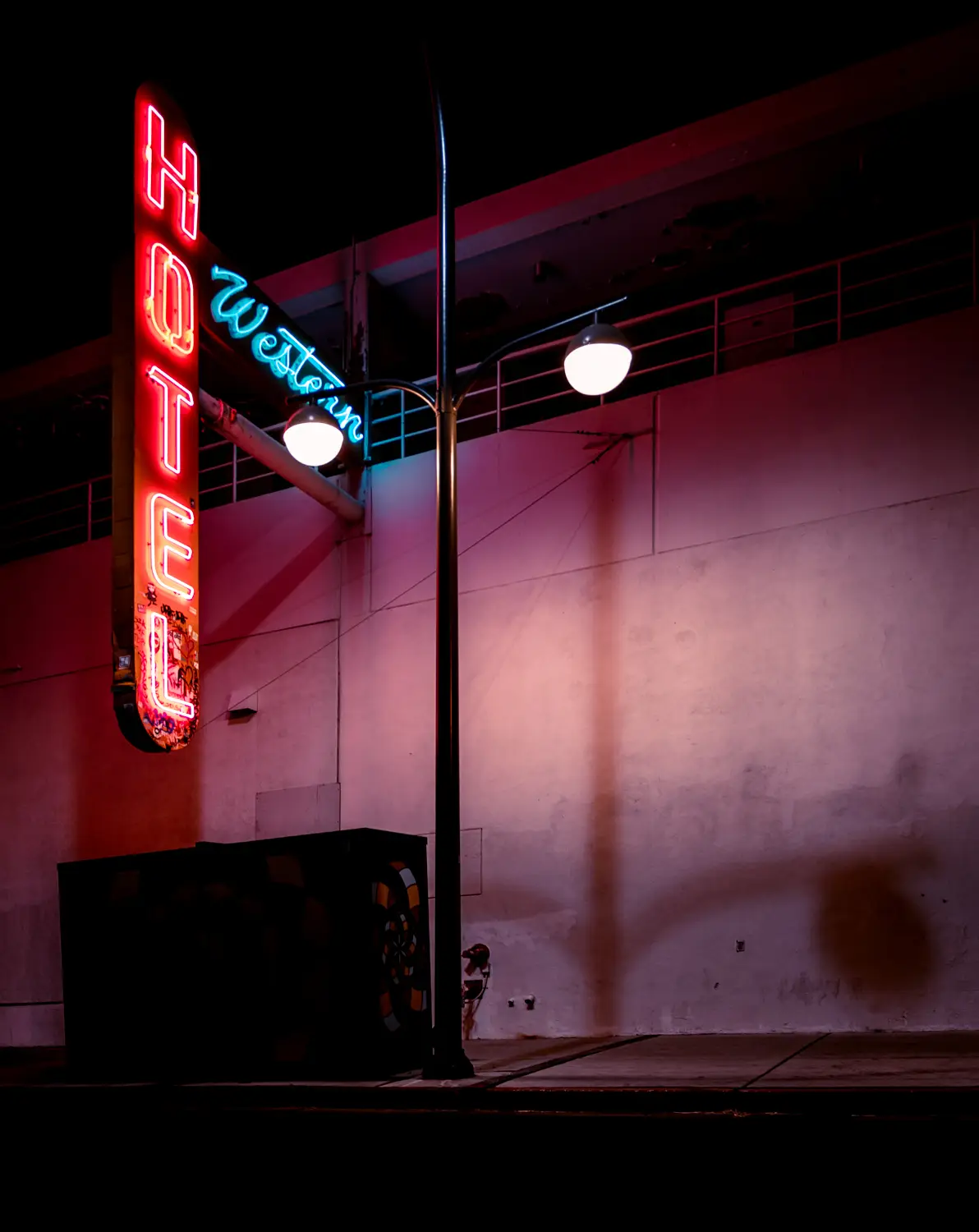 ilka mueller Night Streets Las Vegas Sign