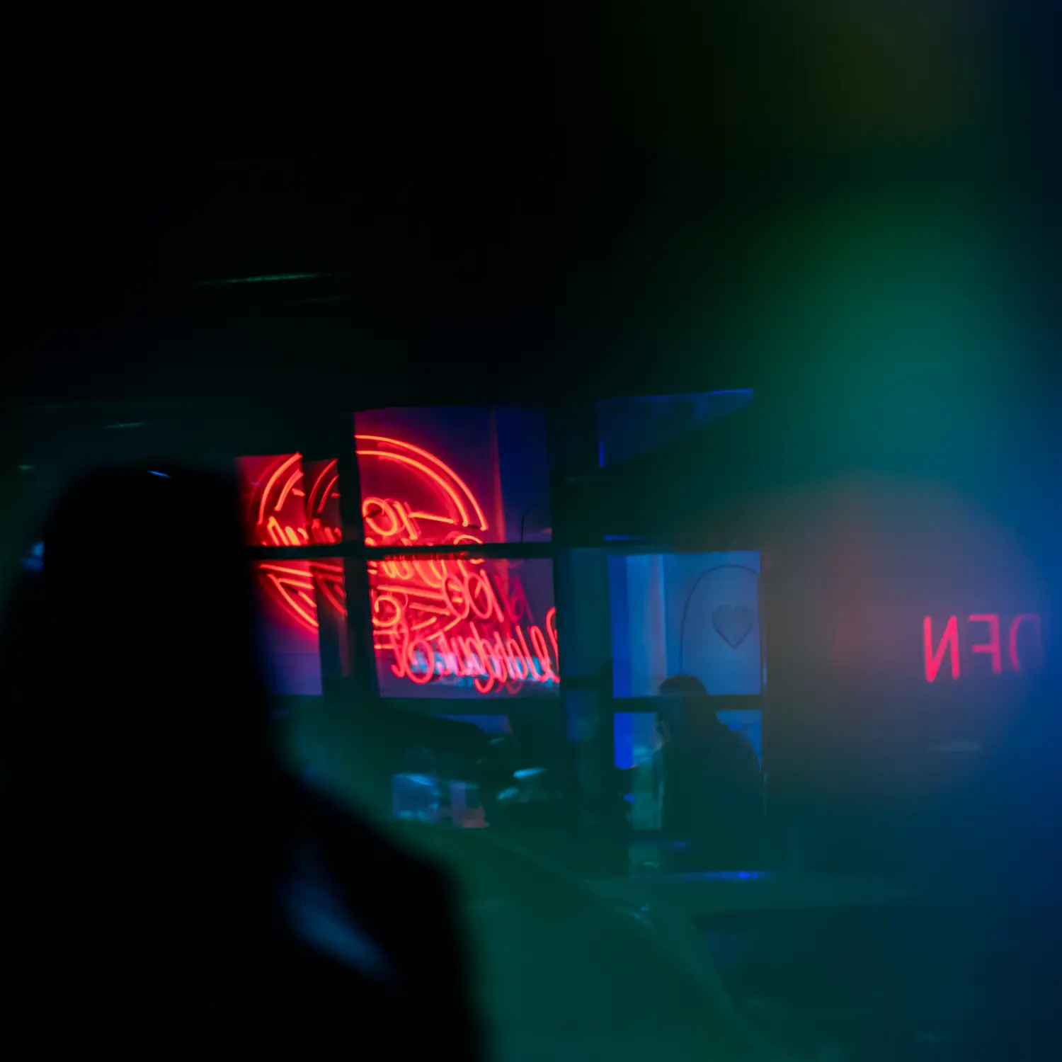 ilka mueller Night Streets London Rain