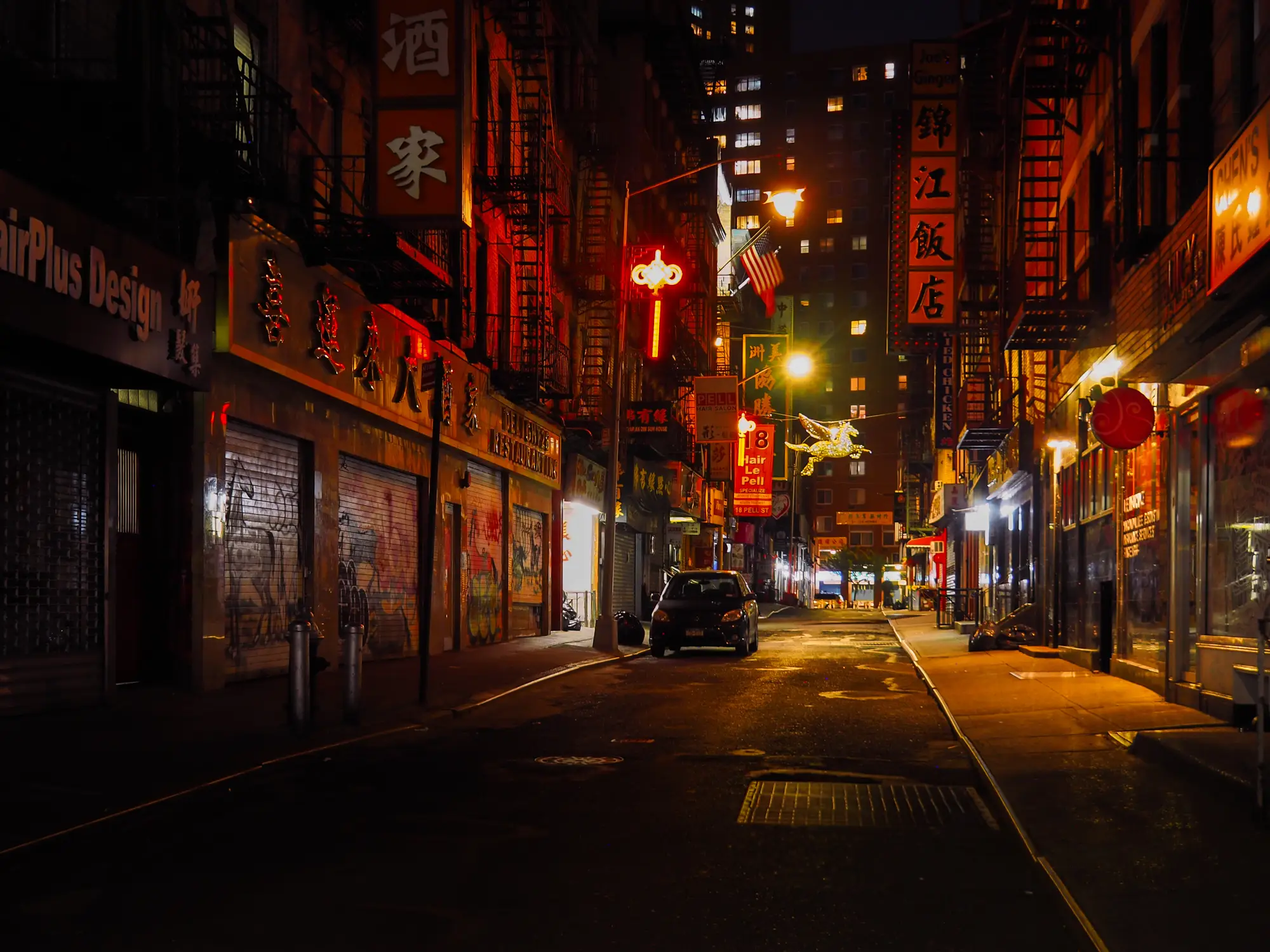 ilka mueller Night Streets New York Chinatown