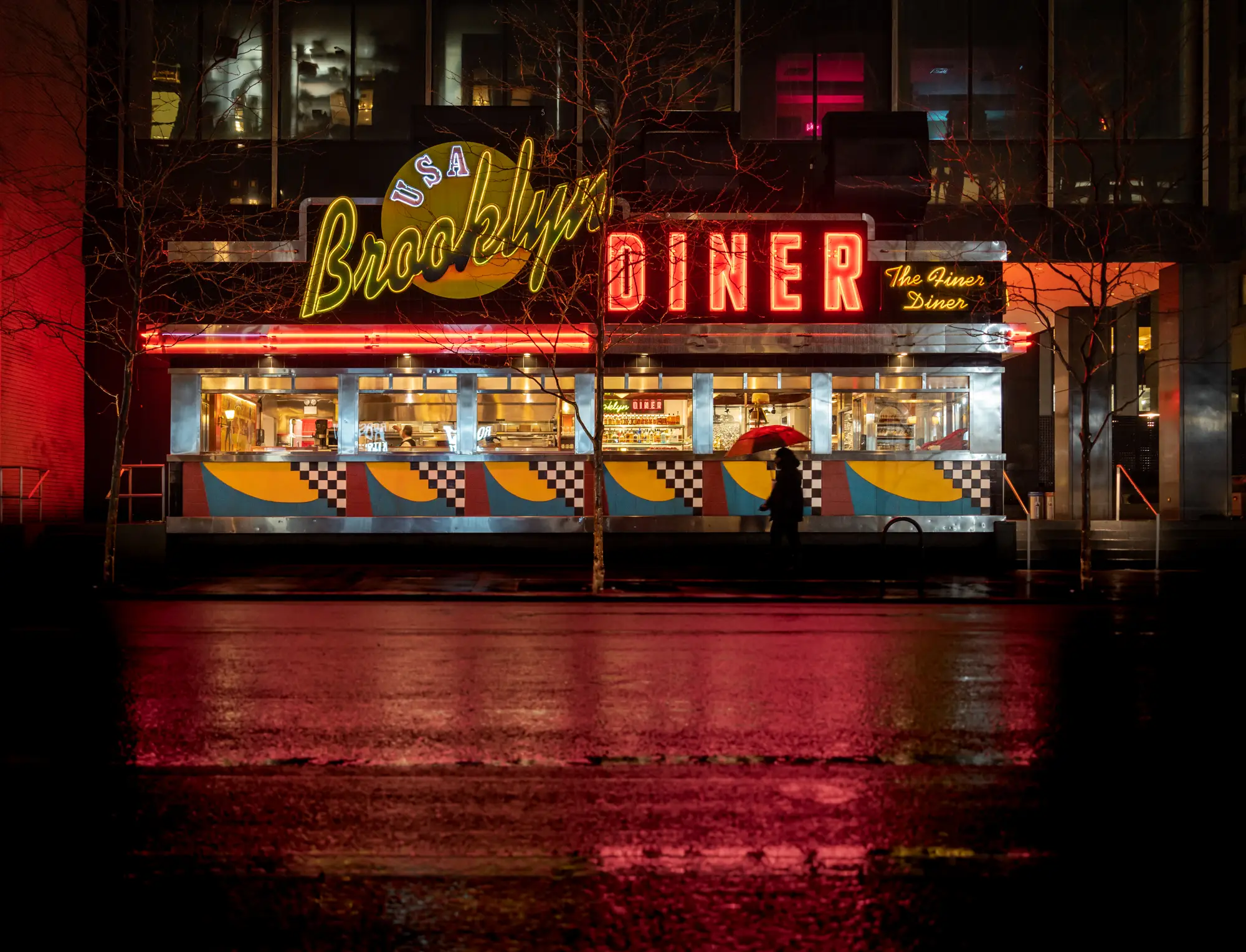ilka mueller Night Streets New York Diner