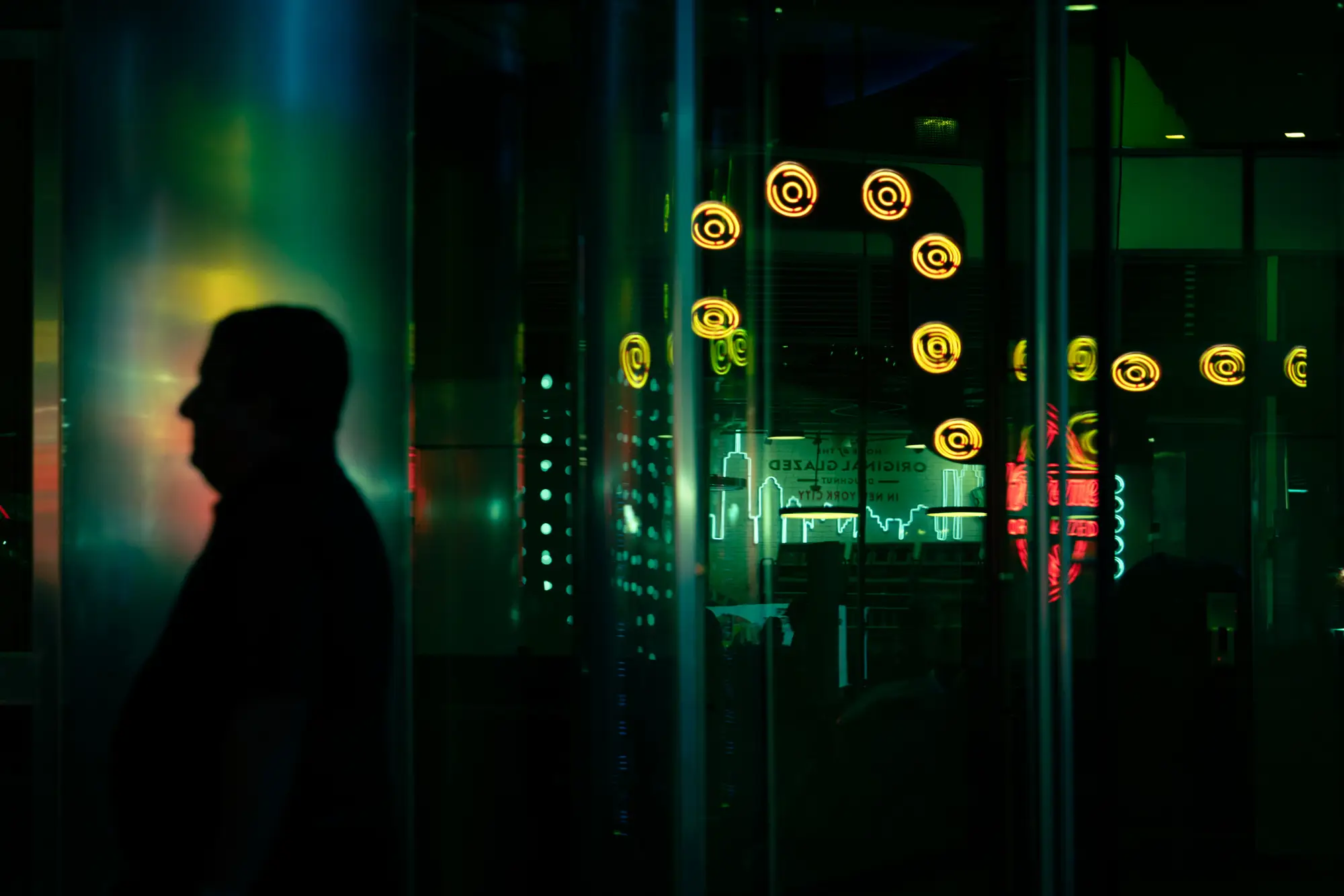 ilka mueller Night Streets New York Man