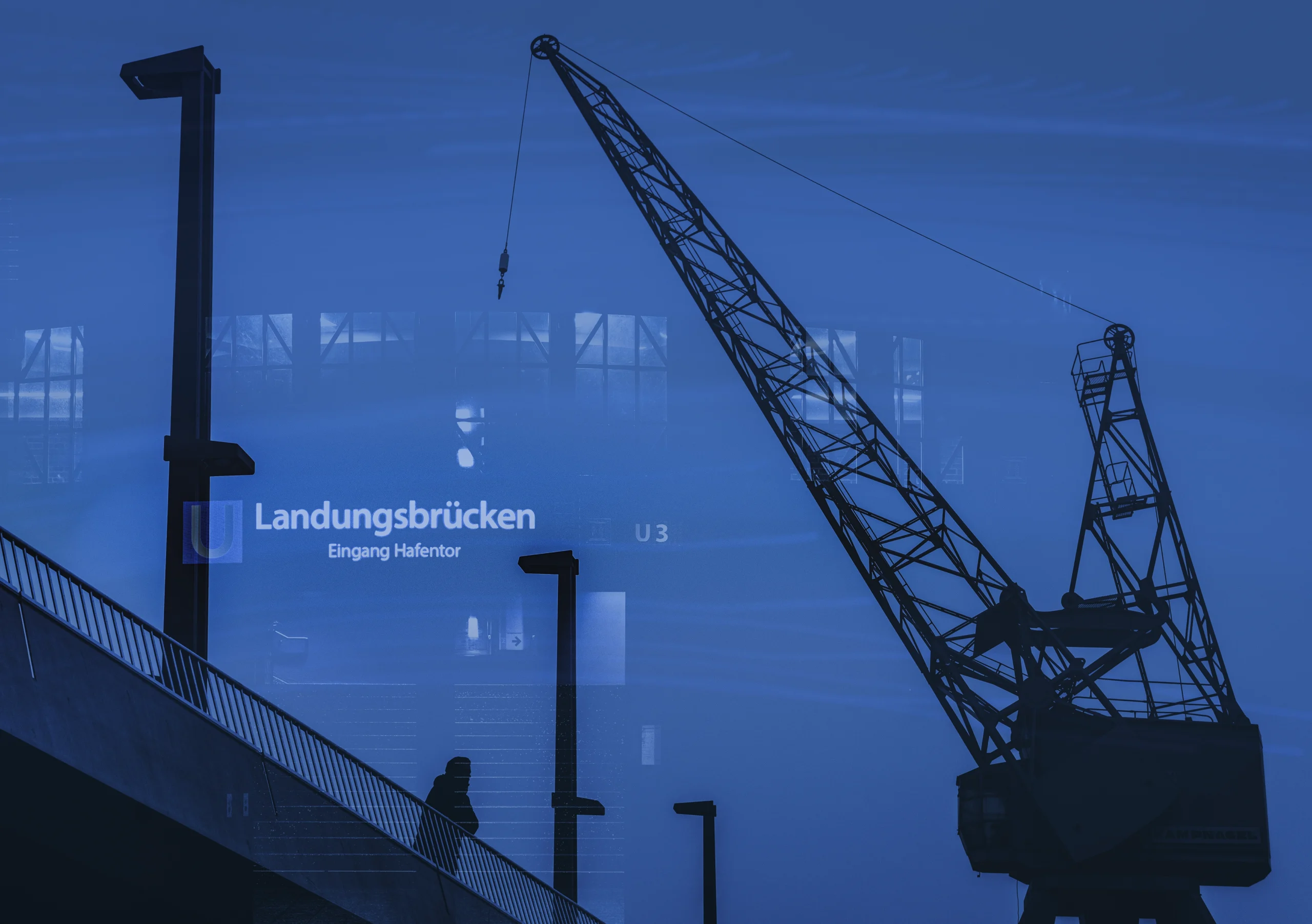 ilka mueller multiple exposures Hamburg Landungsbruecke